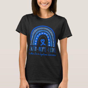 Regnbåge Tro Hopp Kärlek Guillain Barre Syndrom  T Shirt