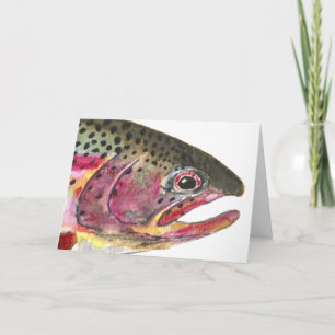 Regnbåge Trout Fish Kort