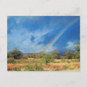 Regnbåge Tubac, AZ-vykort Vykort
