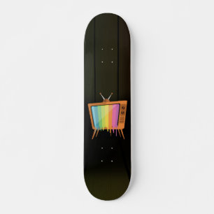 Regnbåge TV Mini Skateboard Bräda 18,5 Cm