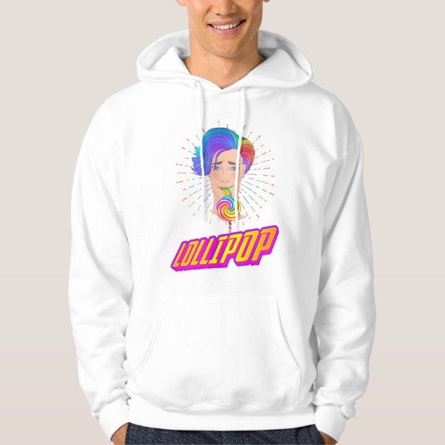 Regnbåge Twink HBTQ+ Gay Pride  Hoodie (Framsida)