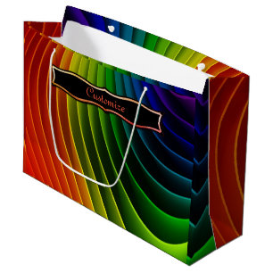 Regnbåge Twist Largre Gift Bag