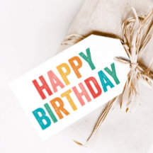 Regnbåge Typ Lycka Till Födelsedagen