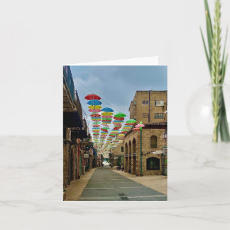 Regnbåge Umbrellas Kort