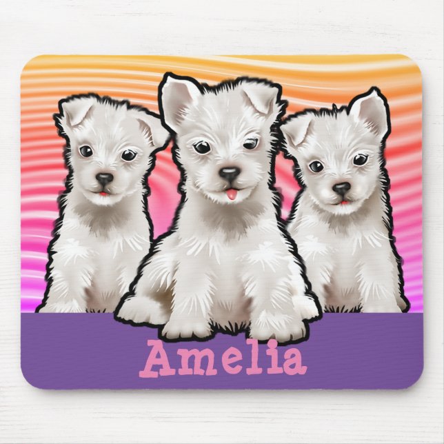 Regnbåge valper, Musmatta (Framsidan)