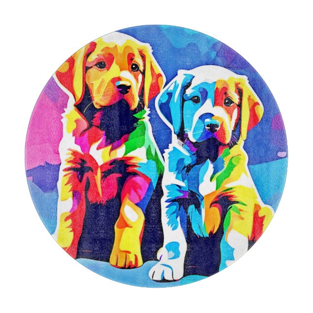 Regnbåge Valper: Spelande Duo (Framsidan)