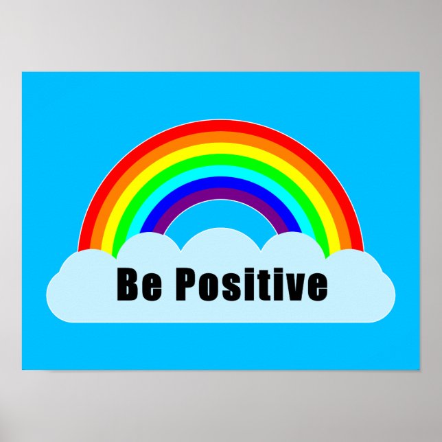 REGNBÅGE - Var Positiv Poster (Framsidan)