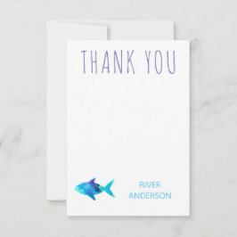 Regnbåge Vattenfärg Fisk Under Havet Tack Kort