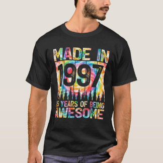 Regnbåge Vintage 1997 25 år av Fantastisk 25t T Shirt