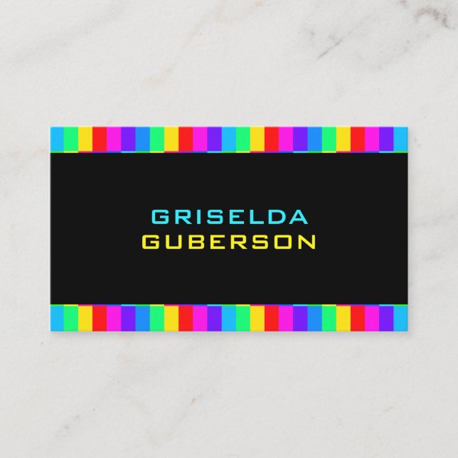 Regnbåge Visitkort (Framsida)