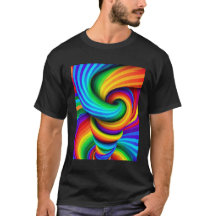 Regnbåge Vriden Tornado Virvel - Optisk Illusion