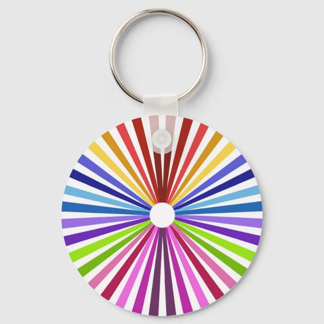 Regnbåge Wheel Nyckelring (Framsida)