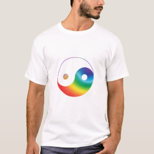 Regnbåge Yin Yang-symbol Tröja