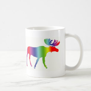 Regnbågeälg Kaffemugg