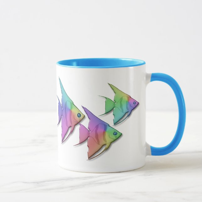 Regnbågeängelfisk Mugg (Höger)
