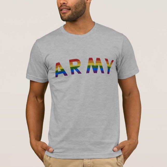 Regnbågearméskjorta Tee (Framsida)