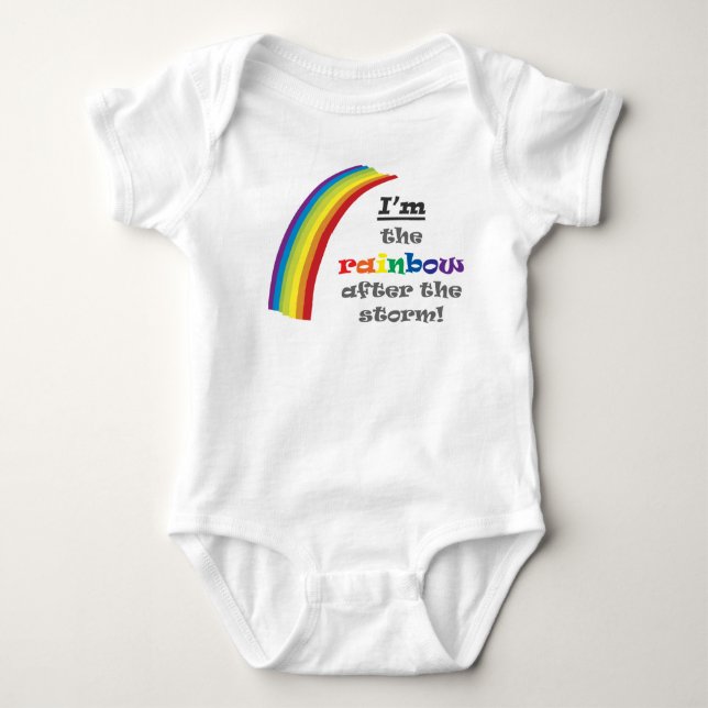 Regnbågebaby Tee (Framsida)