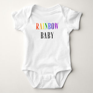 RegnbågebabyBodysuit T Shirt