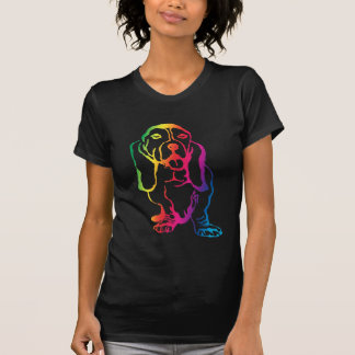 RegnbågeBassethund T-shirt