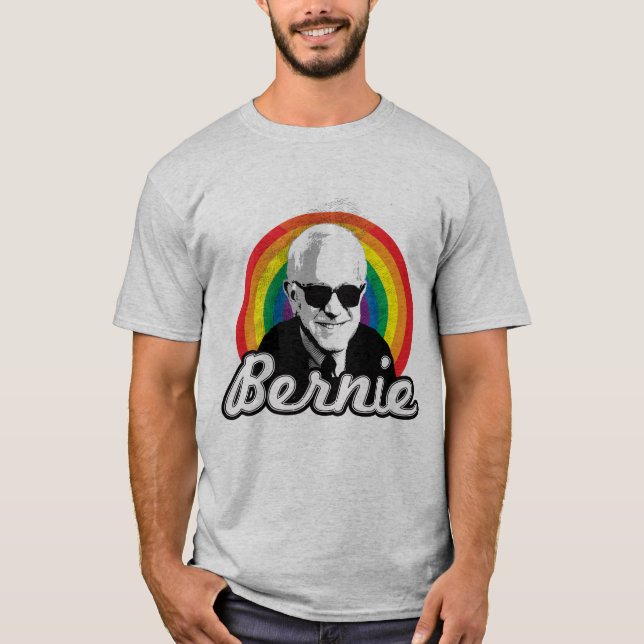 RegnbågeBernie slipmaskiner 2016 - kalla Bernie - T-shirt (Framsida)