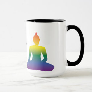 RegnbågeBuddha mugg