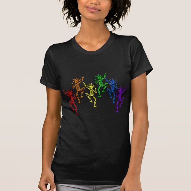 Regnbågedansare T-shirt (Framsida)