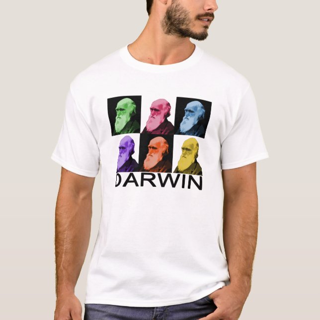 RegnbågeDarwin manar t-skjorta Tee Shirt (Framsida)