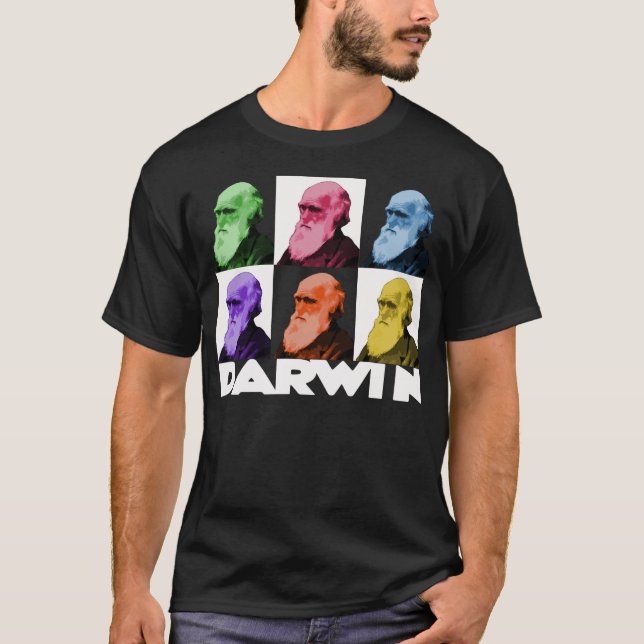 RegnbågeDarwin skjorta Tee Shirt (Framsida)