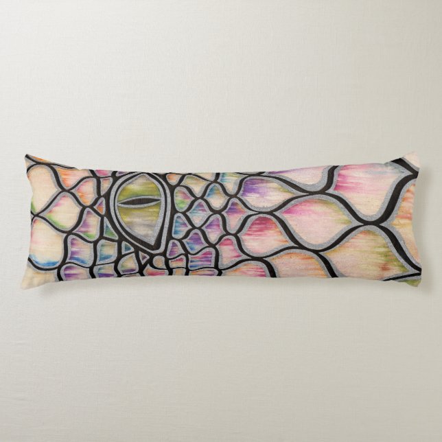 Regnbågedrake Kroppskudde (Framsidan)