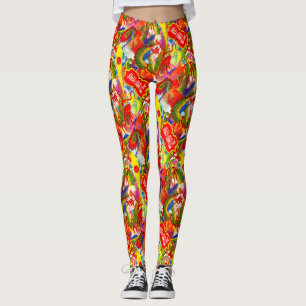 RegnbågedrakeYoga flåsar spring Leggings