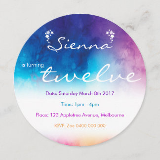 Regnbågedrömmar Inbjudningar