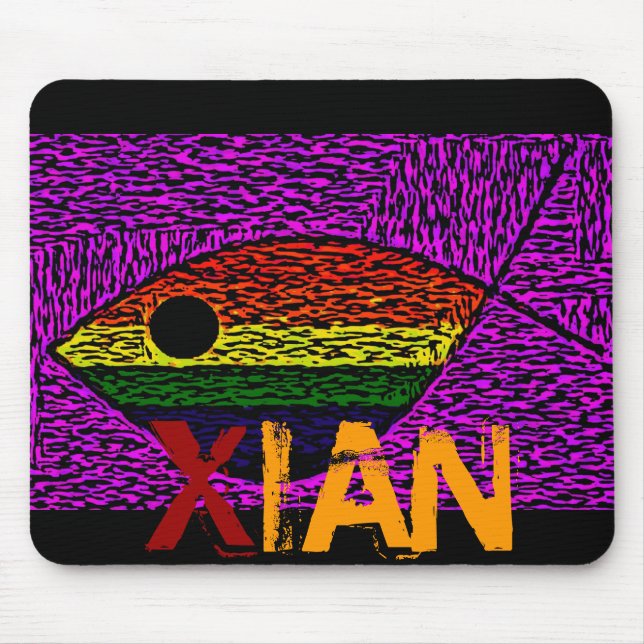 Regnbågefisk Musmatta (Framsidan)