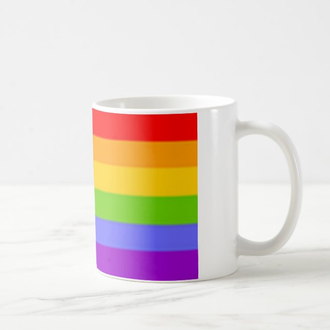 Regnbågeflagga Kaffemugg (Höger)