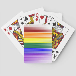 Regnbågeflagga som leker kort (klassikern) casinokort