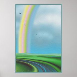 "REGNBÅGEFLOD" by: Robert Singletary Poster