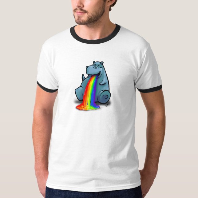 Regnbågeflodhäst Tee (Framsida)