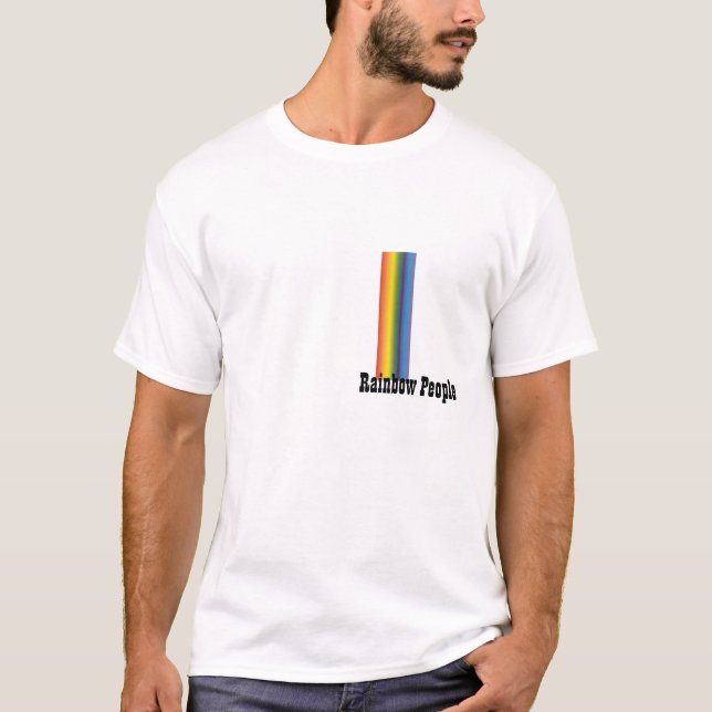 Regnbågefolk manar T-tröja Tee (Framsida)