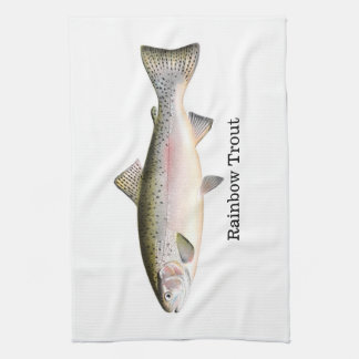 Regnbågeforellfisk Kökshandduk