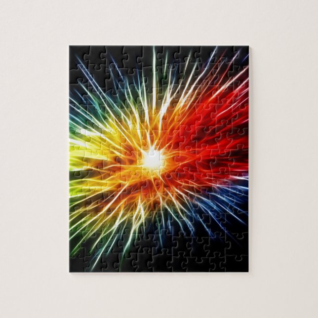 RegnbågeFractal Pussel (Vertikal)