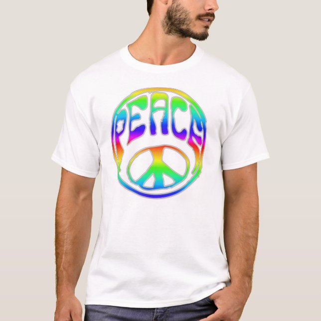 Regnbågefred T Shirt (Framsida)