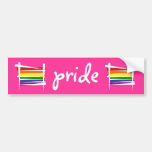 Regnbågegay pride borstar flagga bildekal