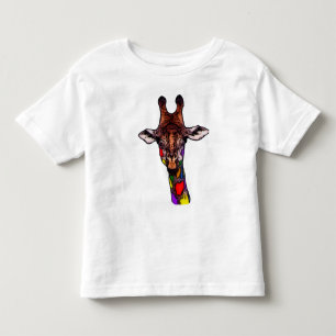RegnbågegiraffT-tröja Tee Shirt