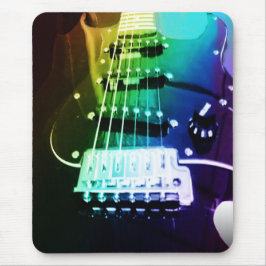 Regnbågegitarr Mousepad Musmatta