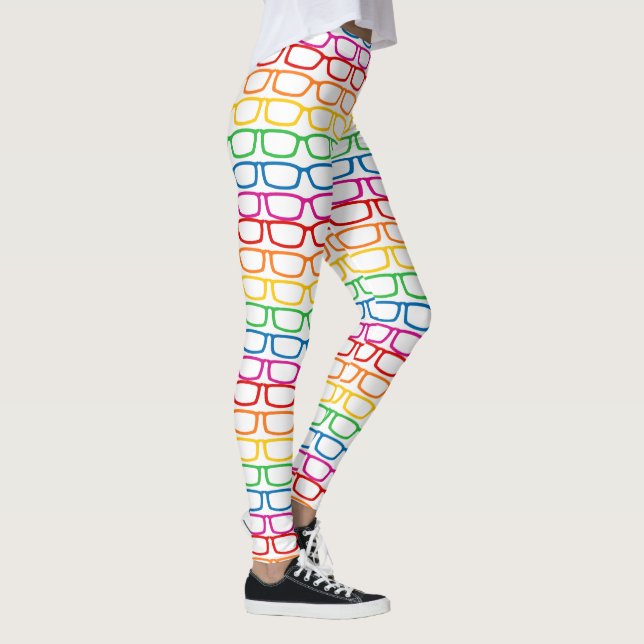 Regnbågeglasögon Leggings (Höger)