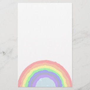 Regnbågehandstilpapper Brevpapper