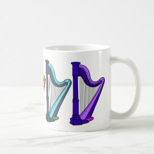 regnbågeharpor kaffemugg