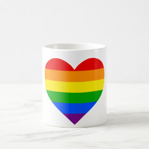 "REGNBÅGEHJÄRTA ", KAFFEMUGG