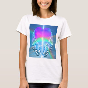 Regnbågehjärta T-shirt