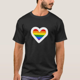Regnbågehjärta Tee