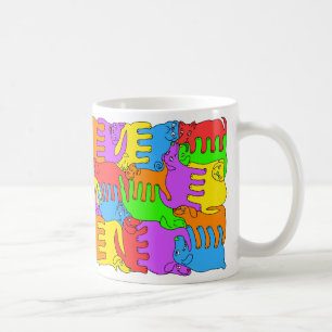 Regnbågehundar Kaffemugg